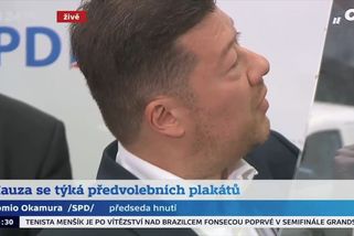 Česká televize ve vysílání neukázala plakáty SPD. Okamura mluví o cenzuře - Seznam Zprávy